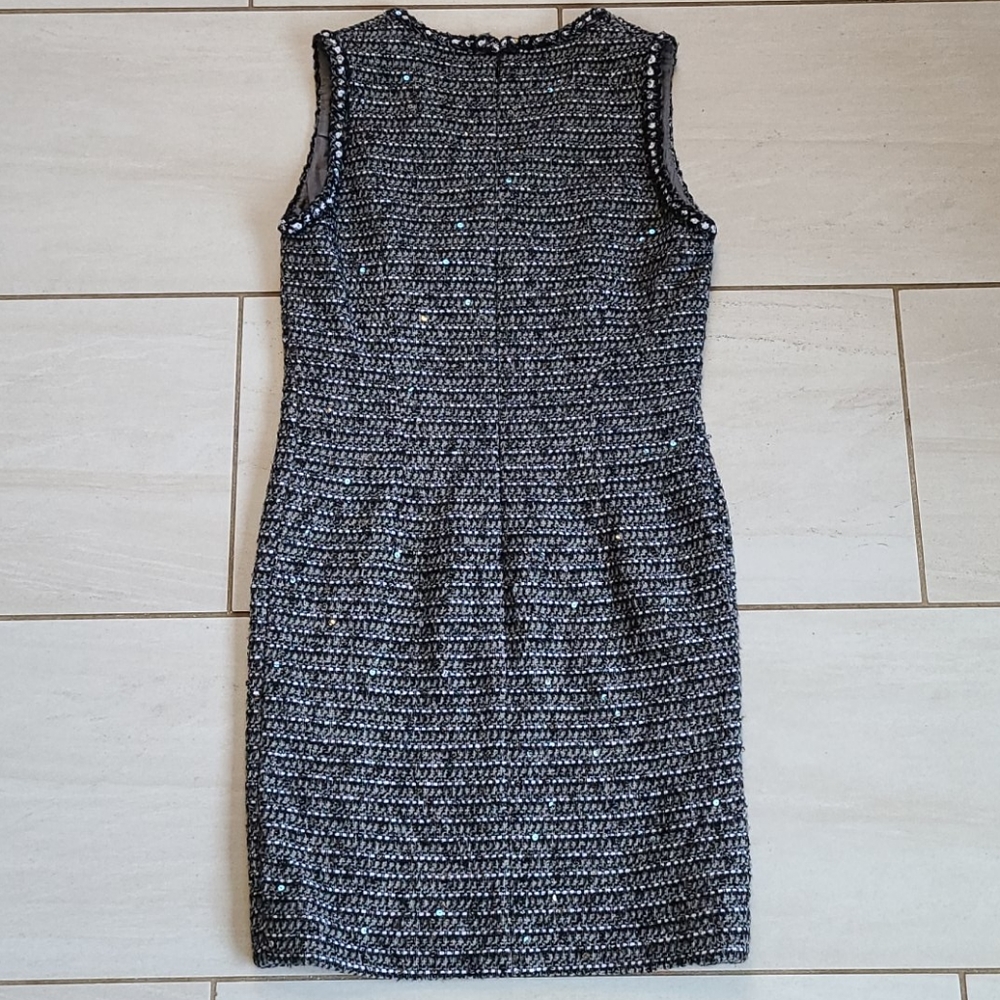 CHANEL 06A Tweed Dress w/Sequins [size 42] - Picture 7 of 12